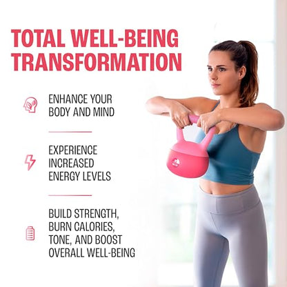 Soft Kettlebells, Serenilite Kettlebell Sets, Kettle Bell Sets for Women & Men, Safe Strength Training Kettlebells, Kettlebell Weights for Home Workouts & More.