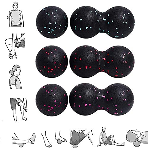 Lacrosse Myofascia Ball Peanut Massage High Density Lightweight Fitness Body Fascia Exercise Relieve Pain Yoga