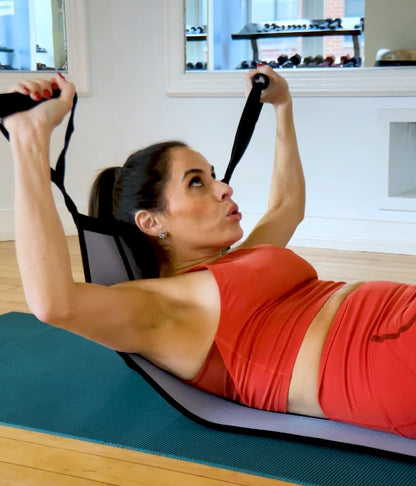 Core and Abs Resistance Trainer with Head, Neck and Back Support, Lightweight & Portable, Home Gym Equipment or Travel Workouts