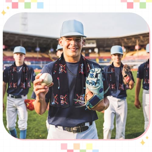 12 Pcs Baseball Party Favors Towels 67 Ice Cream Drip, Cooling Towels 40" x 12" Team Gift for Workout Gym Sport Party Favors Swim Youth(67 Baseball)