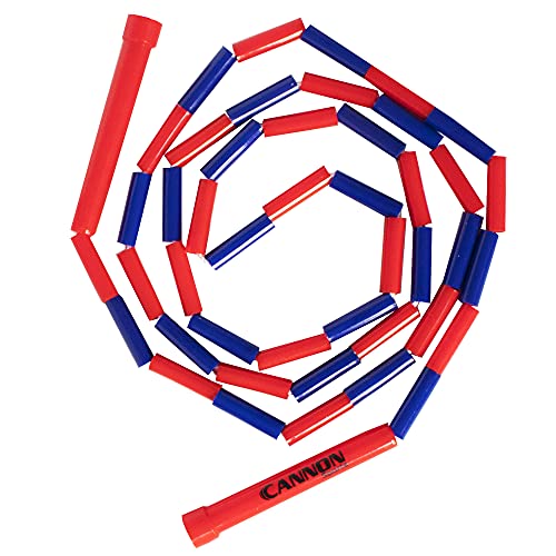 Cannon Sports Segmented Jump Ropes for Indoor and Outdoor Fitness - color: 6 Feet - Red/Blue