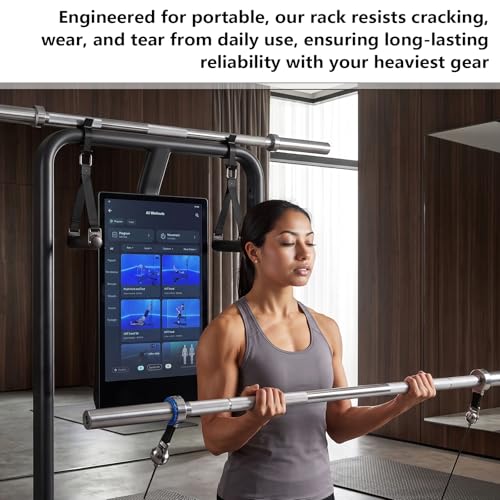 Gym Organizer Compatible with Speediance Gym Monster, 2Pcs Compatible with Speediance Gym Monster Sturdy Organizer Stand for Barbell Plates & Dumbbells, Space-Saving Home Gym Storage