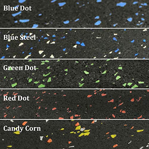 Rubber-Cal Elephant Bark Rubber Flooring - 3/16" Thick - color: Black, size: 240"L x 48"W x 0.2"Th