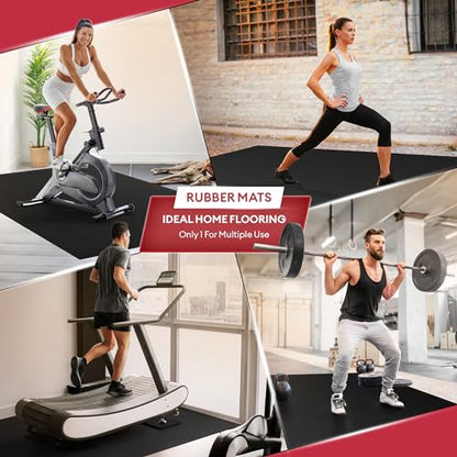 YES4ALL Exercise Mat for Home Gym, Fitness Workout Mats