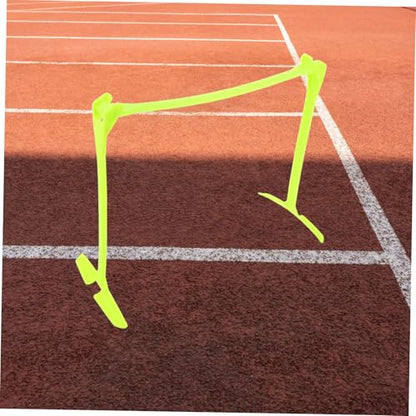 Hemoton Foldable Soccer Training Equipment with Adjustable Heights for Football Basketball and Athletic Drills Durable Detachable Practice Hurdles for Skill Development and Coordination