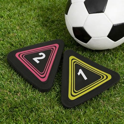 10pcs Numbered Sports Markers, 1-10 Football Training Marker, Anti-Slip Spot Floor Spots for Agility Drills, Basketball, Football Training, Sport Activities