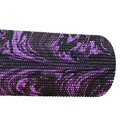 kowaku Yoga Column Roller Round Foam Roller Massage Tool Yoga Block Yoga Roller for Waist Back Stretching Workout Fitness, 30cmx15cm, Black Purple