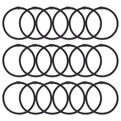 MAYJOYDIY 18 Pcs Trampoline Bungee Cords 5.1 inch Replacement Elastic Rope High Jump Bungee Cord Heavy-Duty Elastic Trampoline Ropes for Tarp Canopy Exercise Fitness, Black