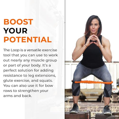 Slastix Loop Deluxe Resistance Bands for Professional Athletes and Beginners | Superior Exercise Bands for Strength Training, Full Body Workouts, and Home Gym Fitness