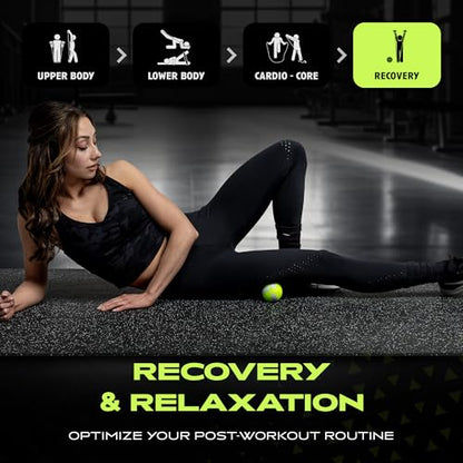 Ex Kit Home Gym Equipment with Carry Bag - 10Pcs Resistance Bands Kit with Handles, Door Anchor, Jump Rope, Booty Bands & More – Full Body Workout Bands Set for Strength, Cardio & Flexibility
