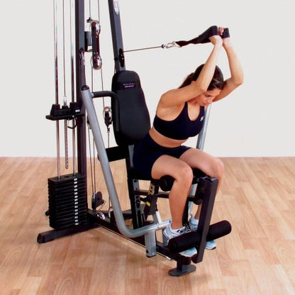 Body-Solid Powerline Adjustable Power Rack - 18-Level Strength Training Heavy-Duty Steel Frame with Safety Rods and Chin-Up Bar for Home Gym, Silver - color: Black, size: 55" x 47" x 83"