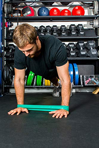 Pure Band - Latex-Free Professional Resistance Bands for Working Out, Stretching, Rehab, & Physical Therapy - Premium, Stretch Bands for Exercise & Recovery - Super Strong Exercise Bands - color: GREEN - HEAVY RESISTANCE