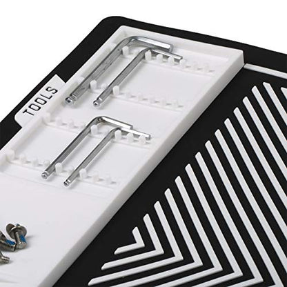 HK Army MAGMAT Magnetic Paintball Tech Mat - color: Black/White