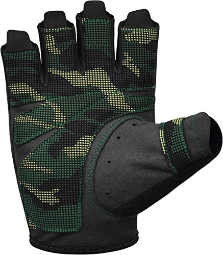 RDX Weight Lifting Gloves, Additional Stretchable Long Wrist Support, Full Palm Grip, Men Women Fitness HIIT Workout, Bodybuilding Powerlifting Strength Training Cycling Exercise Home Gym Equipment