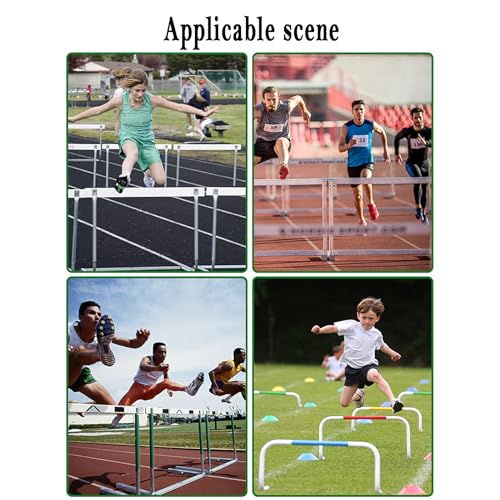 Soft Safety Hurdles, Agility Training Coordination Set, Adjustable Lift, Separate Soft Pole Design, Used for Professional Hurdles Competitions, Training, Etc.
