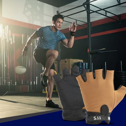 PATIKIL Workout Gloves, Weight Lifting Gym Sports Gloves for Men & Women, Black, Unisex-Adults