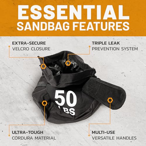 Strongman Sandbag Bells of Steel - Fitness Sand Bag for Weight Training - style: 300 lb