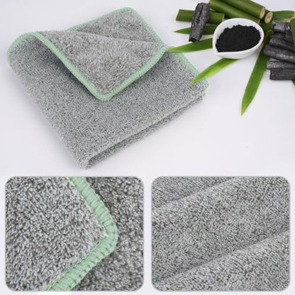 Microfiber Face Cloths Highly Absorbent Washcloths Soft Feel Fingertip Towels Multi-Purpose Wash Cloths for Bathroom, Gym, Hotel, Spa and Kitchen, 12Inch x 12Inch