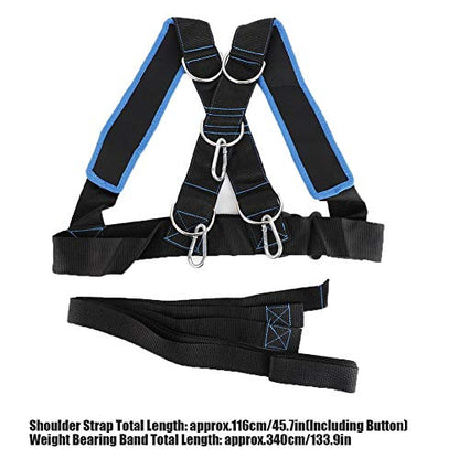 Harness Band, Sled Harness for Pulling Fitness Speed Strength Training Sled Shoulder Harness Band Belt Sports Equipment