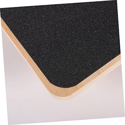 BESPORTBLE Wobble Board for Home Twist Balance Training Mat Advertising Board Barbell Pad Steel Slant Board Skim Board Rack Signs Puzzle Board Poster Board Adjustable Dumbbell Sport Wooden