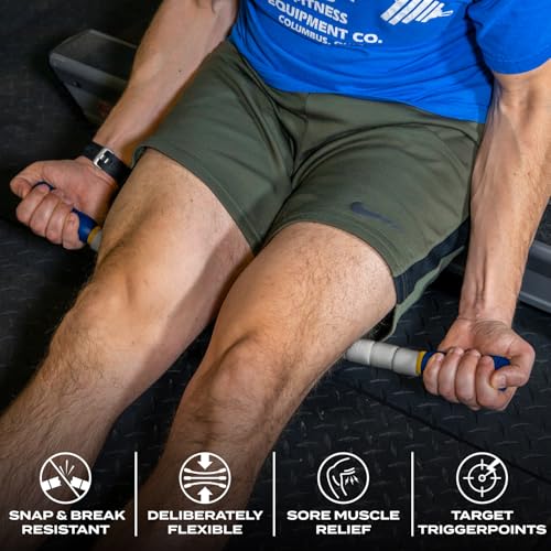Massage Stick 24" Handheld Spindle Massage Roller - Full Body Muscle Recovery & Myofascial Release (Large - 24" Massage Stick) - color: 24" Massage Pin (Large)