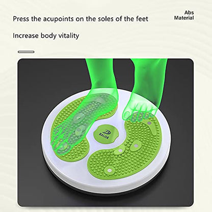 Ab Twister Board for Exercise Waist Twisting Disc with 8 Magnets Fitness Twister with Handles Trims Waist Arms Hips and Thighs