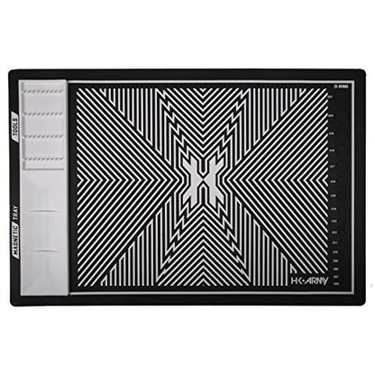 HK Army MAGMAT Magnetic Paintball Tech Mat - color: Black/White