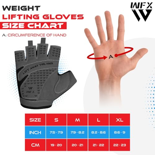 Weight Lifting Gym Gloves Fitness Workout Breathable Ladies Gloves Non-Slip Silicone Padded Palm Protection Elasticated Strength Training Equipment Half Finger Exercise