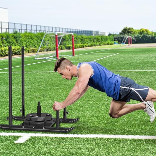Kipika Speed and Strength Training Bundle: Weight Sled & Push-Pull Fitness Sled