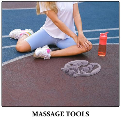 GALPADA Muscle Roller for Legs and Calves Circular Leg Clamp Massage Roller Household Calf Muscle Relaxer Manual Massage Tool for Runners