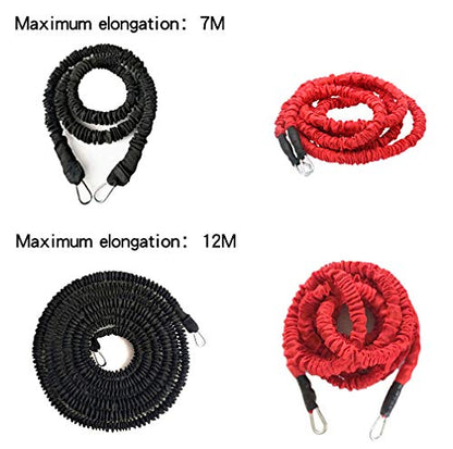 Resistance Training Rope Explosive Force Bounce Physical Training Resistance Rope Improving Speed, Stamina and Strength - color: 6.6FT Kit