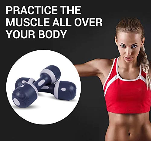 Nice C Adjustable Dumbbells, Neoprene Hand Weights - style: Black Purple 11lb Pair
