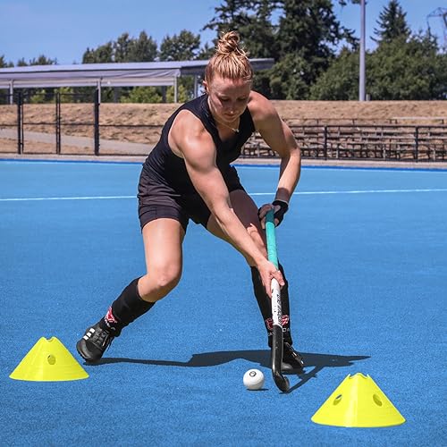 FORZA Cone & Hurdle Training Sets | Improve Your Speed & Agility Skills - Available in 3 Styles and 8 Colors - color: Yellow, style: Super Cone