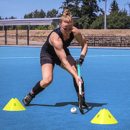 FORZA Cone & Hurdle Training Sets | Improve Your Speed & Agility Skills - Available in 3 Styles and 8 Colors - color: Yellow, style: Super Cone