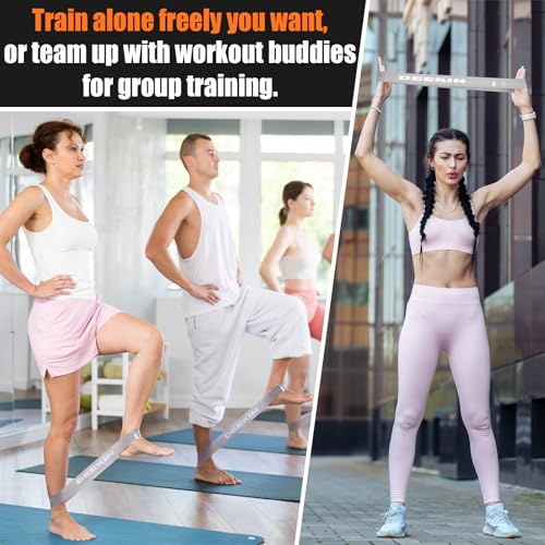 20 Pcs Resistance Bands Bulk Loop Resistance Exercise Bands for Working Out Stretch Yoga Starter Set Elastic Exercise Fitness Band Equipment for Home Fitness, Gym, Yoga