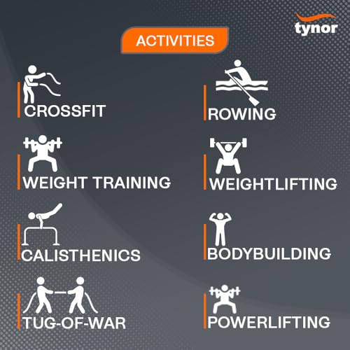 TYNOR Training Gym Gloves Padded Weight Lifting Gloves with Wrist Wrap Extra Grips Adjustable Full Palm Protection Fitness Fingerless Glove for Men & Women, Crossfit, Climbing,1 Pair - size: X-Large, style: With Support