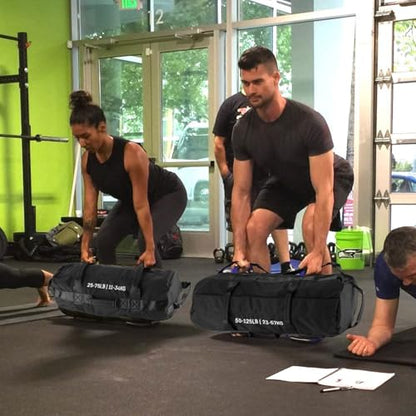 Garvee Sandbag for Fitness Weights Training,5-200 LBS Adjustable Weighted SandBag for Strength Powerlifting Running Home Gym Exercise,Black - size: 5-125 LBS（3 PCS）