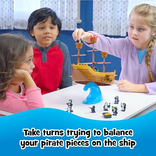 Don’t Rock the Boat Board Game-Kids Games, Family Games for Kids and Adults, Board Games for Family Night, Multi-Player Board Games, Builds Hand & Eye Coordination, Balancing Toy, Ages 5+