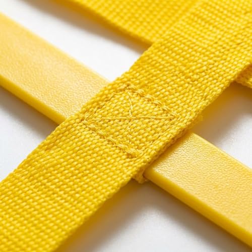 Agility Ladder Training Set - Yellow Speed & Footwork Training Equipment for Sports, Fitness, and Soccer - Includes Parachute, Hurdles, Cones, Jump Rope, and Carry Bag