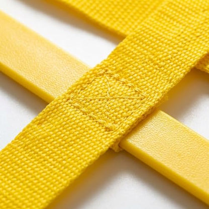 Agility Ladder Training Set - Yellow Speed & Footwork Training Equipment for Sports, Fitness, and Soccer - Includes Parachute, Hurdles, Cones, Jump Rope, and Carry Bag