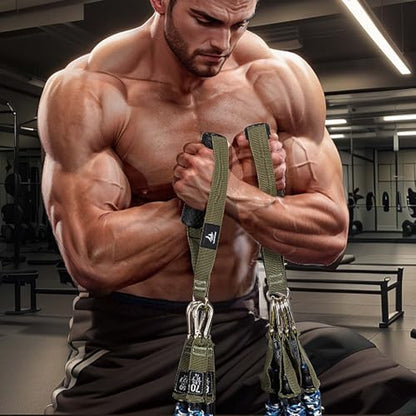Covered Resistance Bands,Resistance Tubes with Heavy Duty Protective Sleeves,40lb to 80lb Stackable up to 300Lbs,Resistance Bands for Working Out with Handles. (YL-LLS-300LBS-Plus)