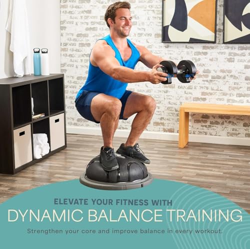 LifePro Horizon Half Balance Ball Trainer with 440 lb Capacity | Stability Ball for Home Gym & Physical Therapy | Full-Body Training Equipment for Core Strengthening