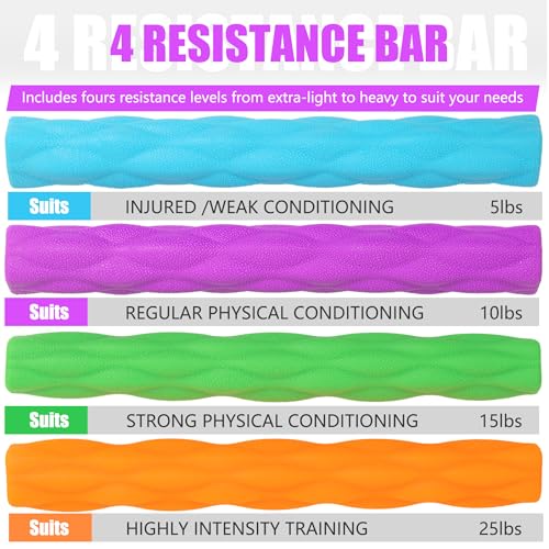 Flex Therapy Bar and Grip Strength Trainers Set, Physical Therapy & Resistance Bar for Golfers Elbow,Tendinitis,Wrist,Forearms Pain, Improve Grip Strength and Relieve Pain - color: 13pcs ‎orange Sets-MH