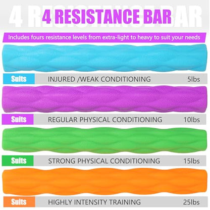 Flex Therapy Bar and Grip Strength Trainers Set, Physical Therapy & Resistance Bar for Golfers Elbow,Tendinitis,Wrist,Forearms Pain, Improve Grip Strength and Relieve Pain - color: 13pcs ‎orange Sets-MH