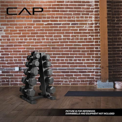 CAP A-Frame Hex Dumbbell Storage Rack, Orange, 150lb Capacity