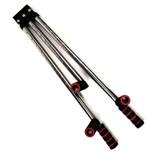 3 Bar Leg Stretcher with 6-Hole Adjustable Split Leg Flexibility Trainer for Yoga, Dance, Ballet (Blue)