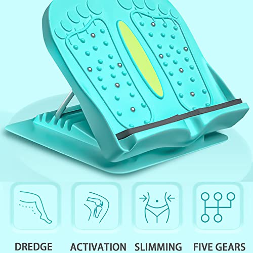 Yoga Massage Board Fitness Pedal Stretcher Folding Stretching Board Adjustable Foot Calf Stretcher Board Stretching Tool Board