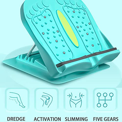 Yoga Massage Board Fitness Pedal Stretcher Folding Stretching Board Adjustable Foot Calf Stretcher Board Stretching Tool Board