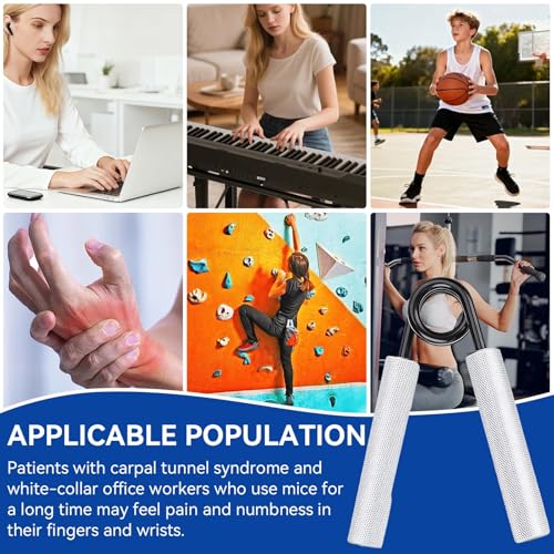 Grip Strength Trainer, 250 Lbs Hand Gripper Strengthener, No Slip Heavy-Duty Wrist Forearm Strengthener Forearm Hand Exerciser for Muscle Building and Hand Rehabilitation Exercising