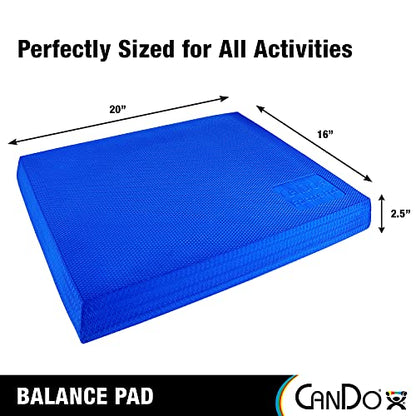 CanDo Balance Pad - Foam Stability Trainer for Balance, Stretching, Physical Therapy, Mobility, Rehabilitation and Core Strength Training